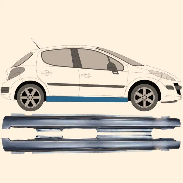 Akumulator do Peugeot 207