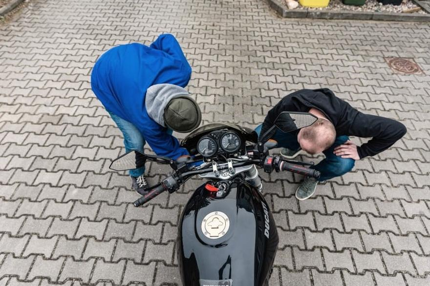 Kontrola stanu technicznego motocykla