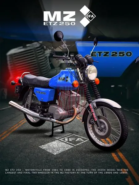 MZ 250 spalanie