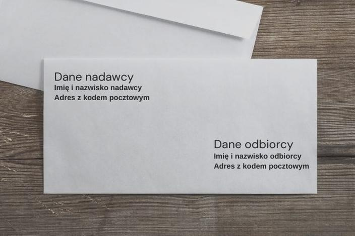 Przygotowanie listu